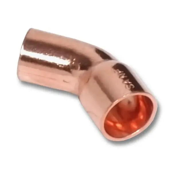 Gyors szállítás Réz forraszidom 45° ív 10mm KB
