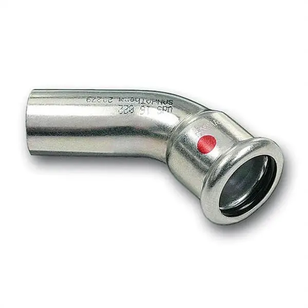 SANHA-THERM szénacél 45° ív 76mm KB Újdonság