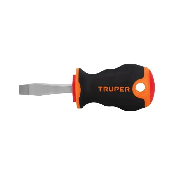 Biztonságos fizetés TRUPER DR-1/4X1-1/2B Lapos mini csavarhúzó ComfortGrip markolattal, mágneses (14003)