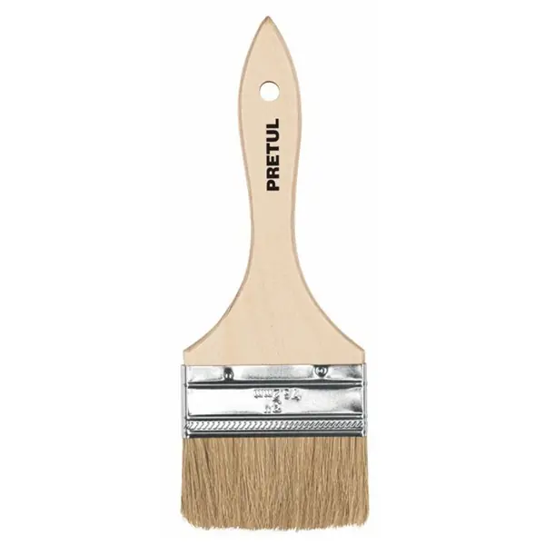 Outlet PRETUL BRE-3 Lapos festőecset fa nyéllel, 3", 75 mm (24475)