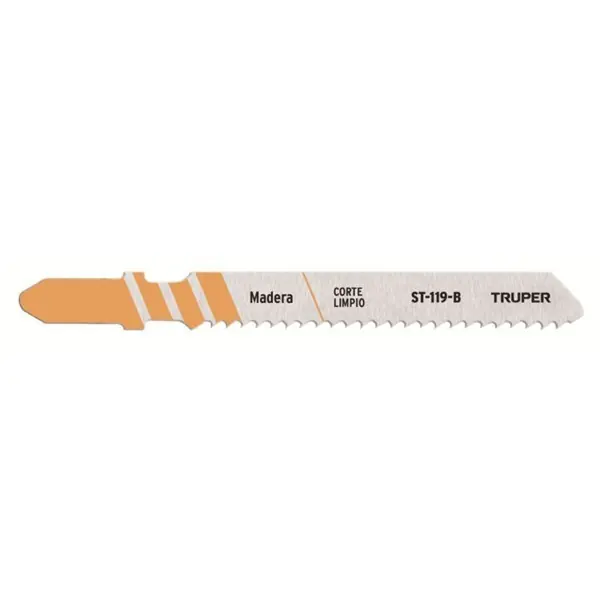 Expressz szállítás TRUPER ST-119-B Dekopír fűrészlap, T befogás, rétegelt lemezhez, 75 mm / 12TPI (18130)
