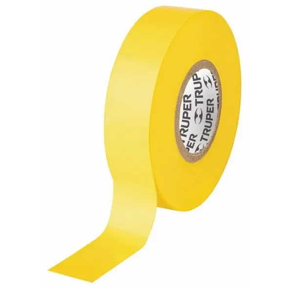 TRUPER M-33A Szigetelőszalag, sárga, 19 mm x 18 m (12503) Biztonságos vásárlás