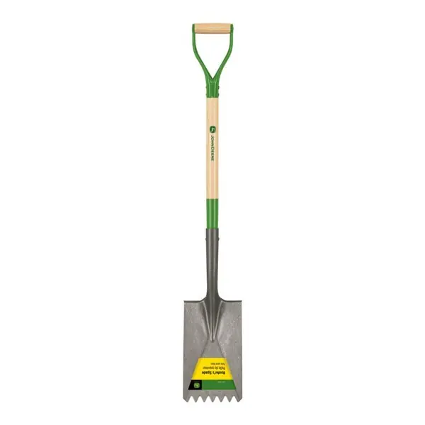Legnépszerűbb JOHN DEERE ROOF-Y-RBA-JD Tetőfedő lapát, íves vállakkal, 80 cm-es prémium keményfa nyéllel, " D " ma
