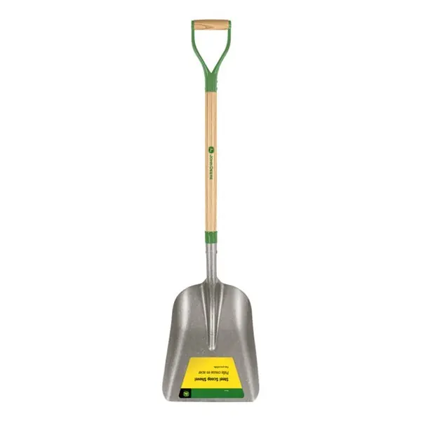 JOHN DEERE PST-Y-JD Gabona- és hólapát, 85 cm-es prémium keményfa nyéllel, " D " markolattal (35314) Expressz szállítás