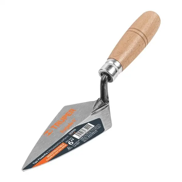 TRUPER CT-6 Hegyes kovácsolt kőműves kanál fa markolattal, 15 cm (12990) Népszerű