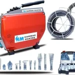 Legkelendőbb KAMMAK BHR16+22 Csőtisztító gép 16mm/11m és 22mm/23m spirállal 10 részes tartozékkészlettel (750W) (