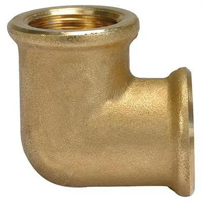 Réz menetes könyök BB 3/8" Prémium