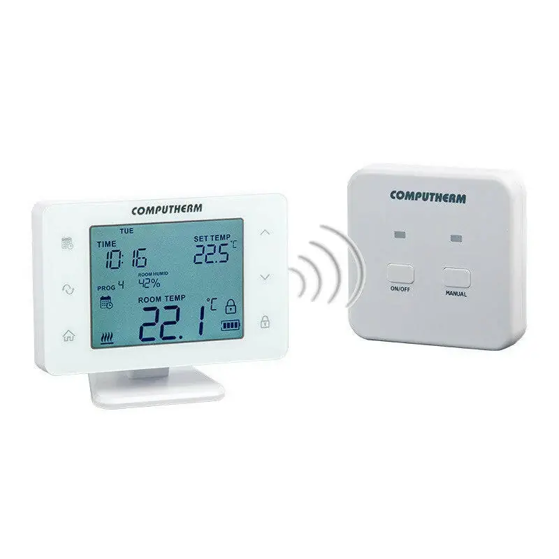 Computherm Q20RF szobatermosztát, vezeték nélküli, programozható, digitális, páratartalom mérővel (Q20RF) Expressz szállítás