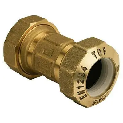 Akciós ár KPE csatlakozó réz toldó 40 mm