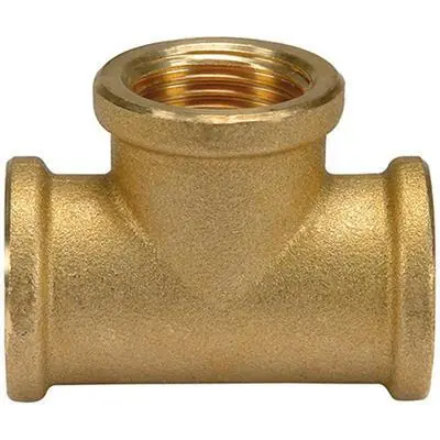 Alacsony ár Réz menetes T-idom 5/4"