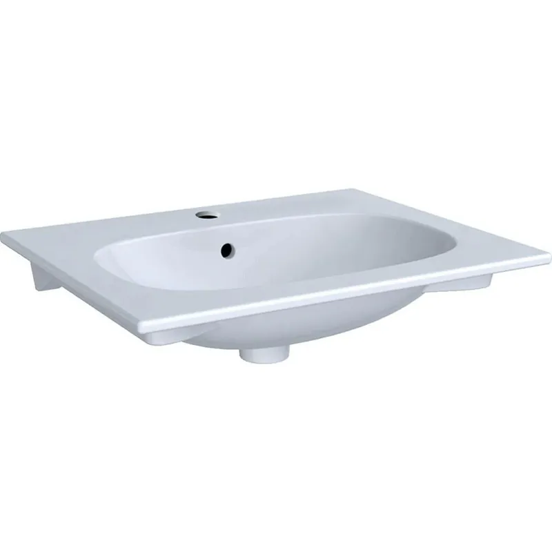 Geberit Acanto mosdó középen csaplyukkal és túlfolyóval, 60x16,8x48 cm (500.640.01.2) Exkluzív ajánlat
