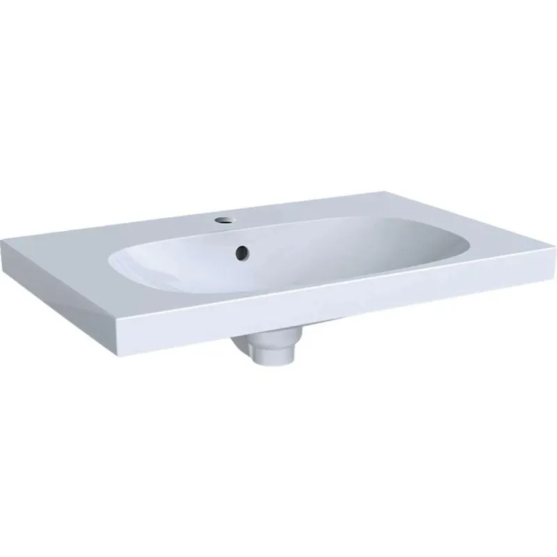 Geberit Acanto mosdó pakolófelülettel, 75x16,8x48,2 cm (500.622.01.2) Exkluzív ajánlat