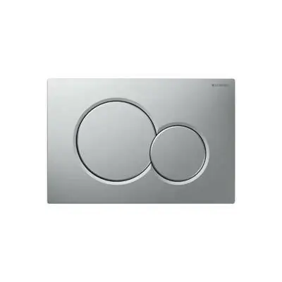 Újdonság Geberit Sigma01 nyomólap matt króm easy-to-clean bevonattal 2 mennyiséges