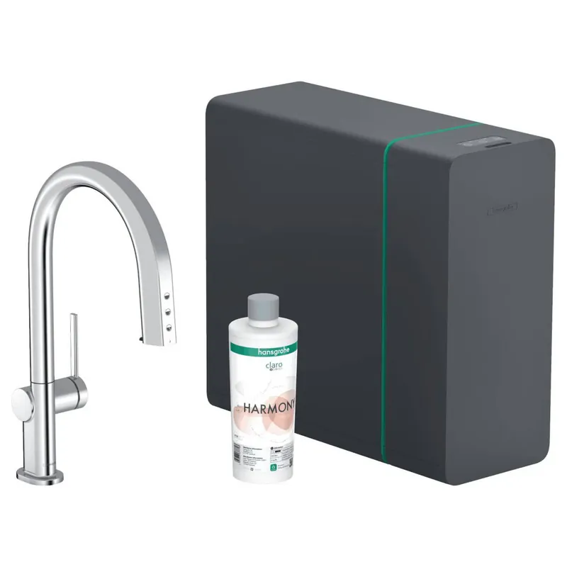 Hansgrohe Aqittura M91 Sodasystem konyhai csaptelep 210, kihúzható kifolyó, 1jet, sBox (76836000) Ne maradj le
