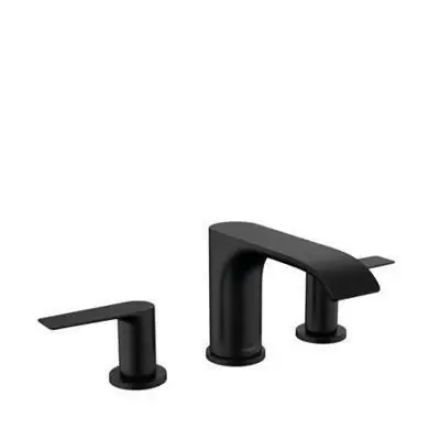 Vásárlói kedvenc Hansgrohe Vivenis 3 lyukú mosdócsaptelep 90, automata lefolyógarnitúrával, matt fekete ( 75033670 )