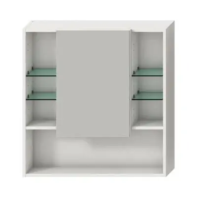 Legnépszerűbb Jika Lyra Plus tükrös szekrény, fehér, 77,5x15,3x80 cm (H4532510383041)