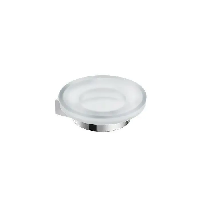 Jika Pure szappantartó, fali, üveg betéttel, 11cm, krómozott ( H3833B10040001 ) Korlátozott ajánlat