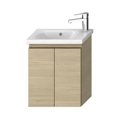 Azonnal elérhető Jika Mio-N alsószekrény 45 cm-es kézmosóhoz, 2 ajtóval, kőris, 42,1x25,8x51 cm ( H40J7112003421 )
