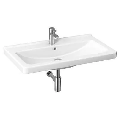 Legnépszerűbb Jika Cubito Pure mosdó 85x48,5 cm, túlfolyóval, középen csaplyukkal, fehér (H8104260001041)