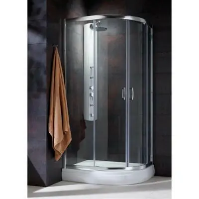 Radaway Premium Plus E 1900 zuhanykabin 90x80 íves, átlátszó üveggel 30492-01-01N Ne maradj le
