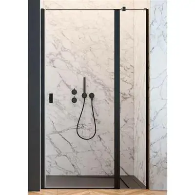 Gyors kiszállítás Radaway Nes Black DWJ II 80 J zuhanyajtó, 800x2000, 6 mm (10036080-54-01R)