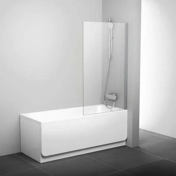 Ravak PVS1 80 kádparaván krómhatású + transparent ( 79840C00Z1 ) Expressz kézbesítés