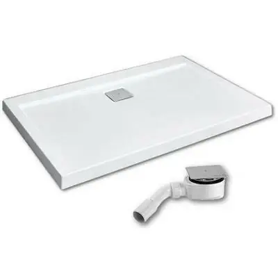 Gyors kiszállítás Radaway Argos D zuhanytálca 100x90 cm akril, lapos, R399 szifonnal 4AD910-01