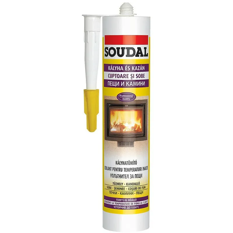 Utolsó esély Soudal kályhatömítő 1500 °C-ig