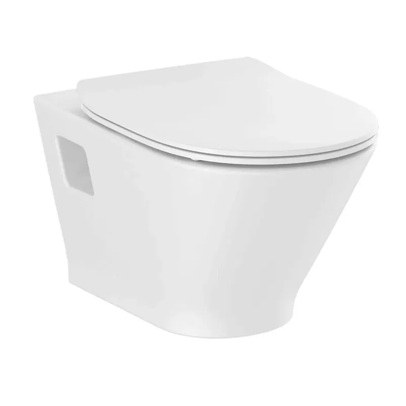 ROCA The Gap Round Rimless fali WC, 54cm (A3460N7000) Szezonális akció
