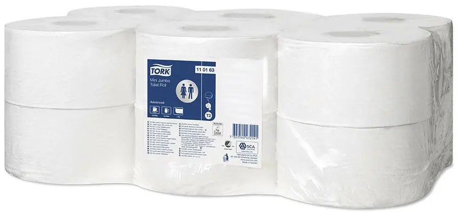 Tork Advanced Jumbo Mini WC-papír tekercses T2 (110163) Végkiárusítás