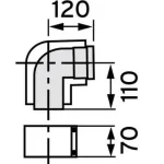 Legnépszerűbb VAILLANT 80/125 ALU könyök 90° (303610)