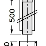 VAILLANT 80/125 ALU hosszabbító cső 50 cm (303602) Rendeld meg most