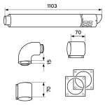 Rendeld meg most VAILLANT 80/125 PP vízszintes falátvezetés (303209)