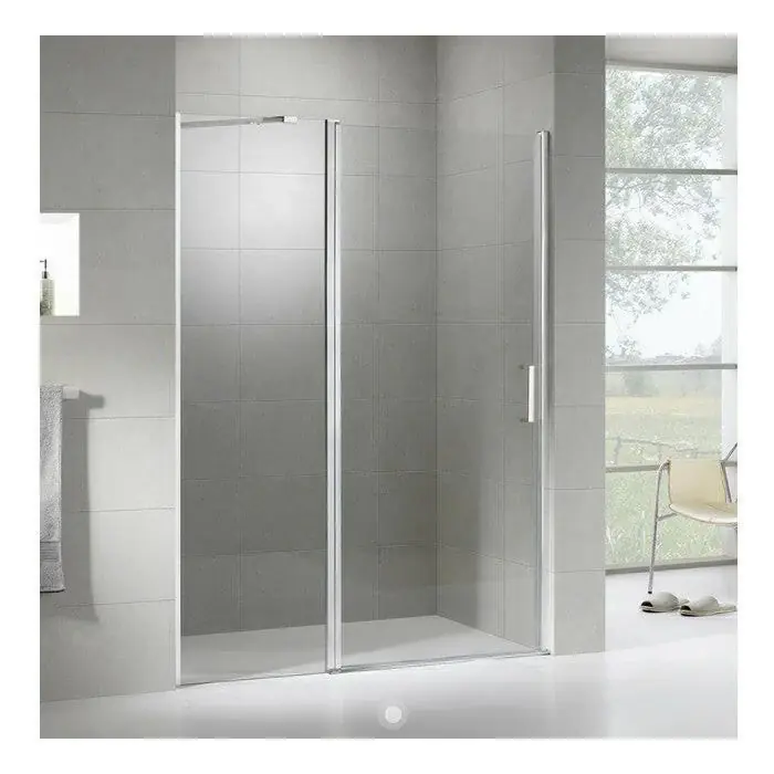 Biztonságos fizetés Wellis Pure 110 nyílóajtós zuhanyfal, EasyClean bevonattal 110x190cm ( WC00520 )