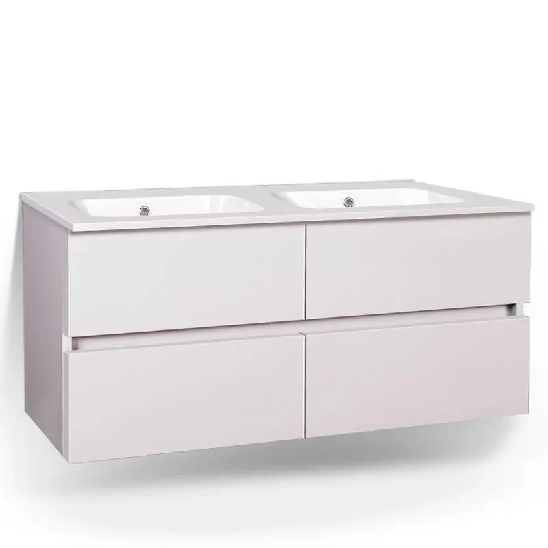 Legkelendőbb Wellis Elois White 120 4 fiókos mosdószekrény, 119x45x55 cm (WB00314)