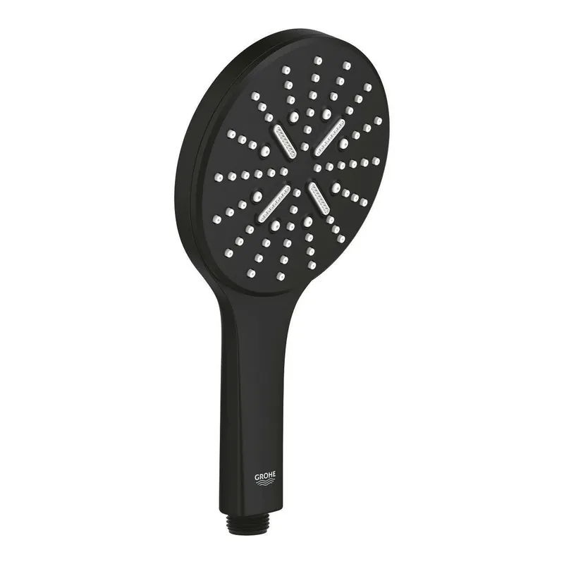 Grohe Rainshower SmartActive 130 kézizuhany, 3 féle vízsugárral, szín: phantom black (22127KF0) Végkiárusítás