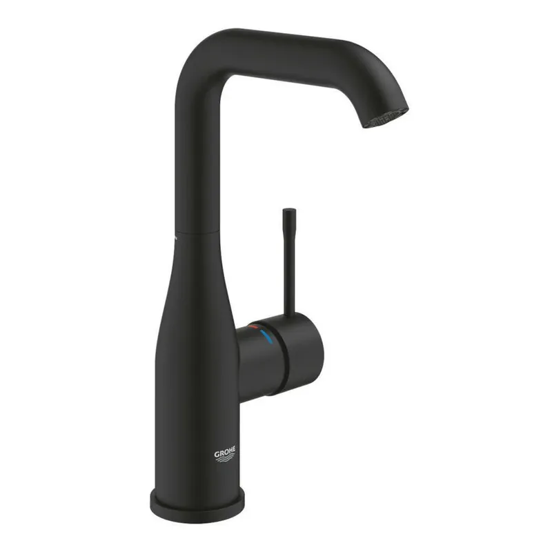 Rendeld meg most Grohe Essence mosdócsaptelep L-es méret, leeresztő nélkül, szín: phantom black (24177KF1)