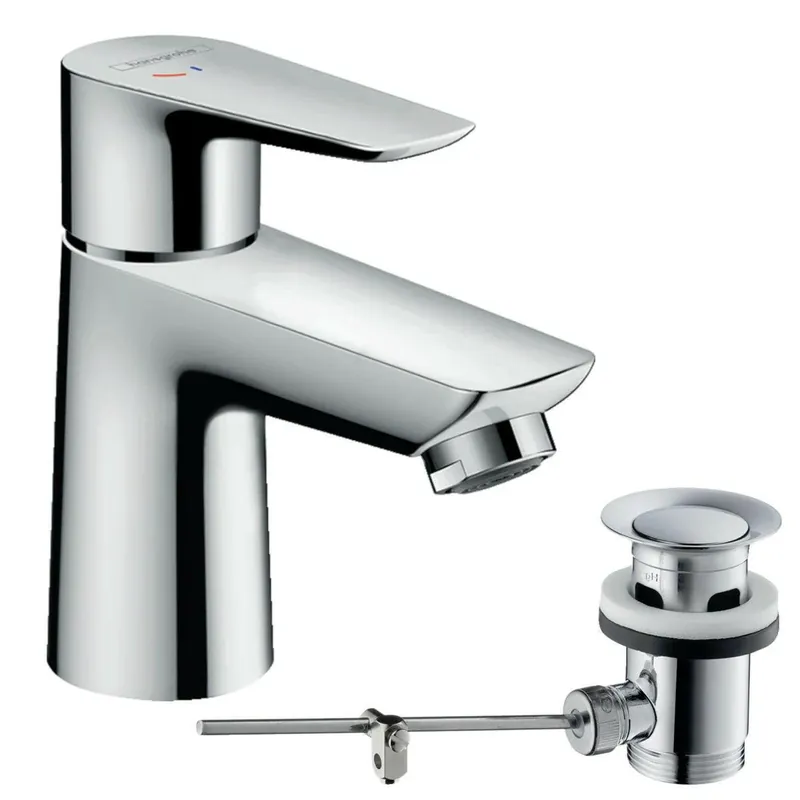 Hansgrohe Talis E mosdócsaptelep 80 CoolStart + automata lefolyó (71703000) Szezonális akció