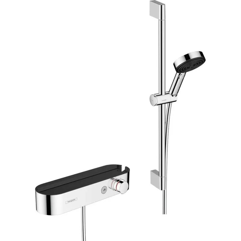 Szuper ajánlat Hansgrohe Pulsify Select Zuhanyrendszer 105, 3 jet RelAXORation, kézizuhannyal termosztáttal