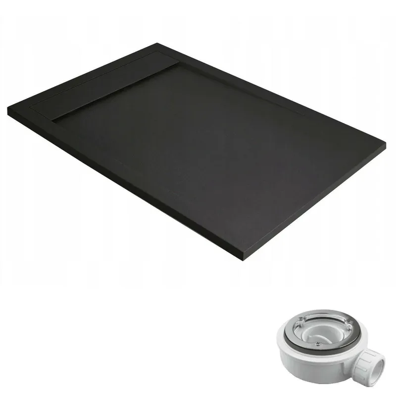 Radaway Teos F műmárvány zuhanytálca 120x70 black (HTF12070-54) Szezonális akció