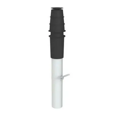 Exkluzív ajánlat Tricox PPs/Alu tetőátvezetés fekete, 80/125mm