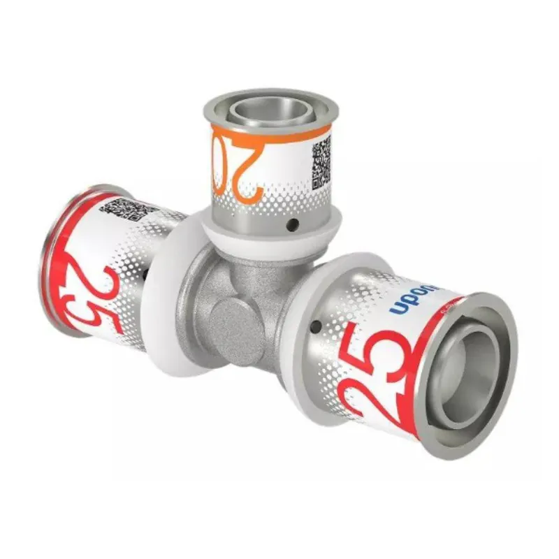 Végkiárusítás Uponor S-Press Plus réz T-idom szűkített 25-20-25