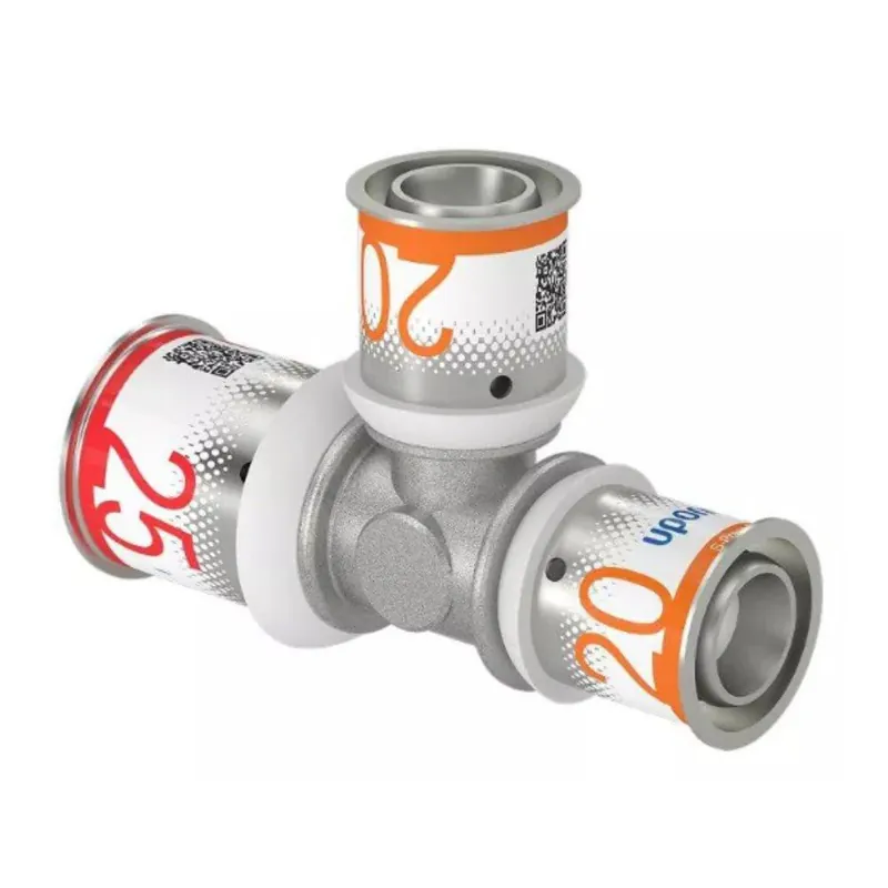 Kedvezményes ár Uponor S-Press Plus réz T-idom szűkített 25-20-20
