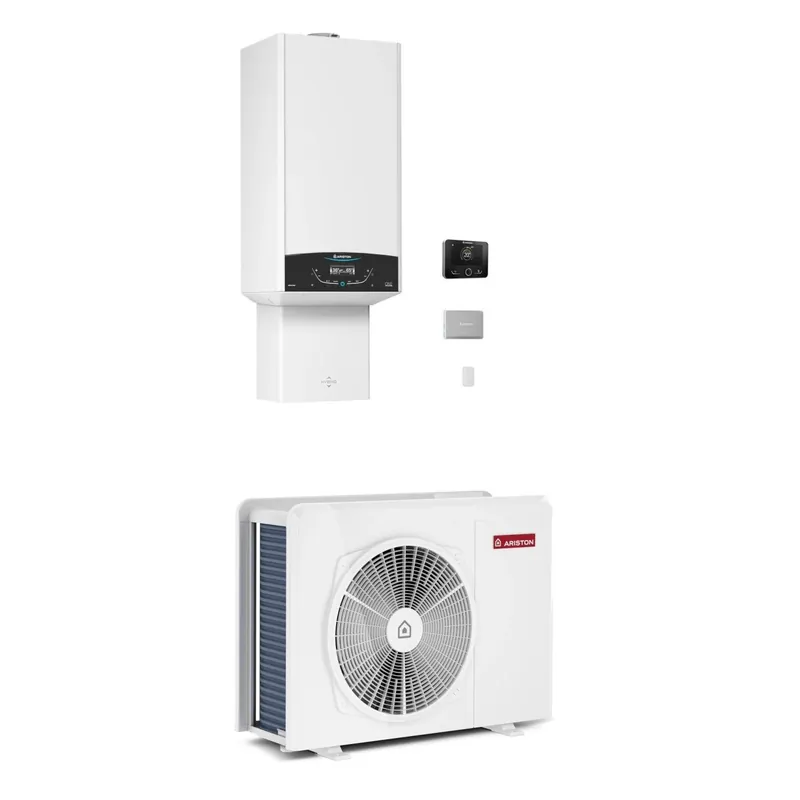 Ariston Genus One+ Hybrid Plus 30/35 Net R32 kondenzációs kazán, fűtő 30kW + 3,5kW hőszivattyú (3302587) Expressz szállítás