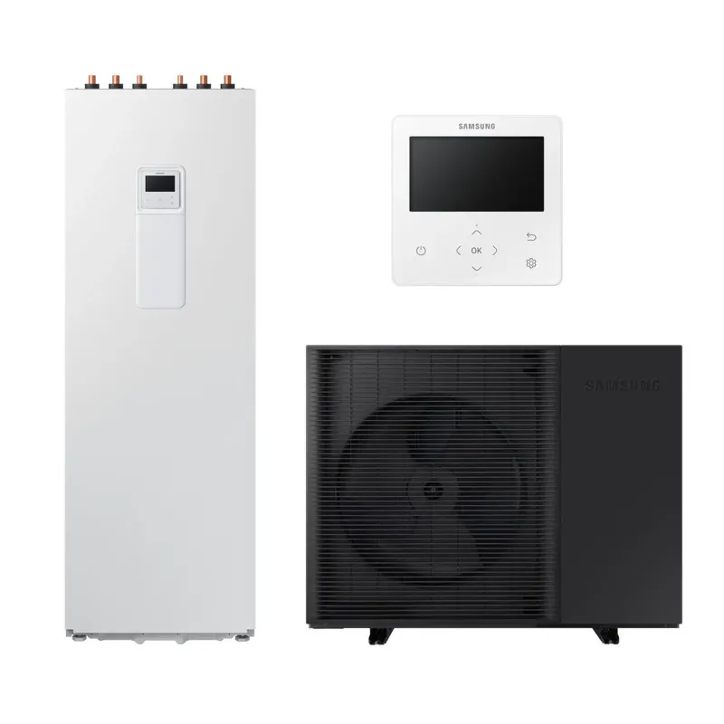 Samsung Mono ClimateHub R290 hőszivattyú 16 kW + 200l-es tartály + vezetékes szabályzó, 1 fázis (MCH-R290-16-1-1) Kedvezményes ár