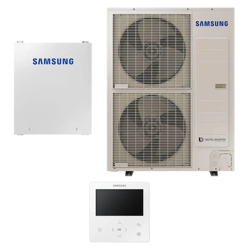 Samsung Mono R32 hőszivattyú 12 kW + vezérlő szett (szelepvezérlő + szabályzó), 3 fázis (M-R32-12-0-3) Legkelendőbb