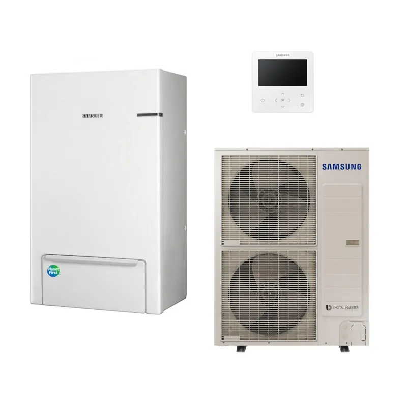 Árcsökkenés Samsung Split R410A hőszivattyú 12 kW + beltéri oldalfali Hydro egység + vezetékes szabályzó, 3 fázis (S-R410A-12-0-3)