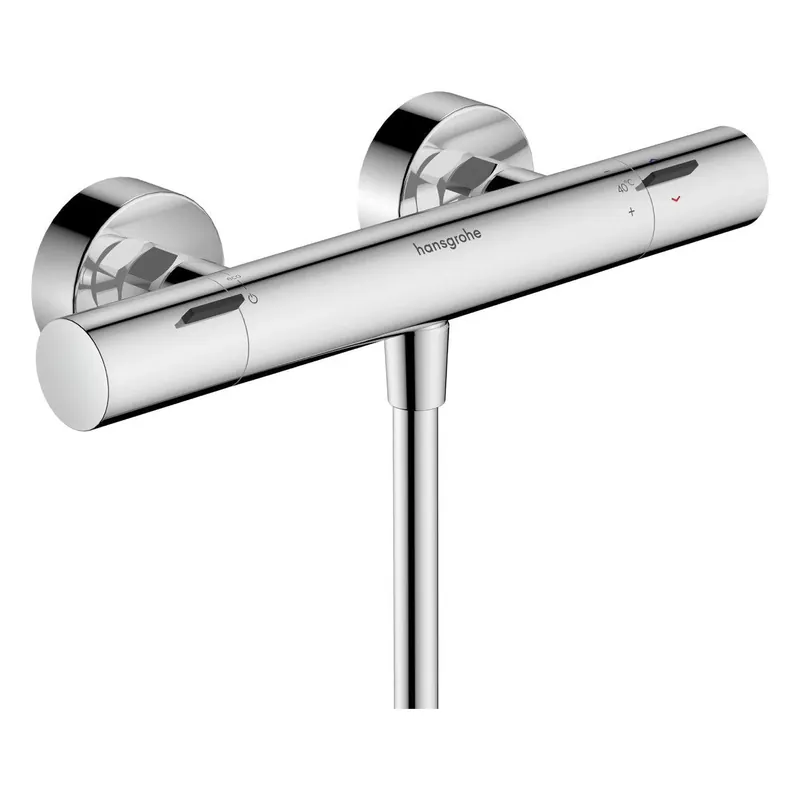 Ne maradj le Hansgrohe Ecostat Fine zuhany csaptelep termosztátos, hőfokkorlátozóval, króm (13323000)