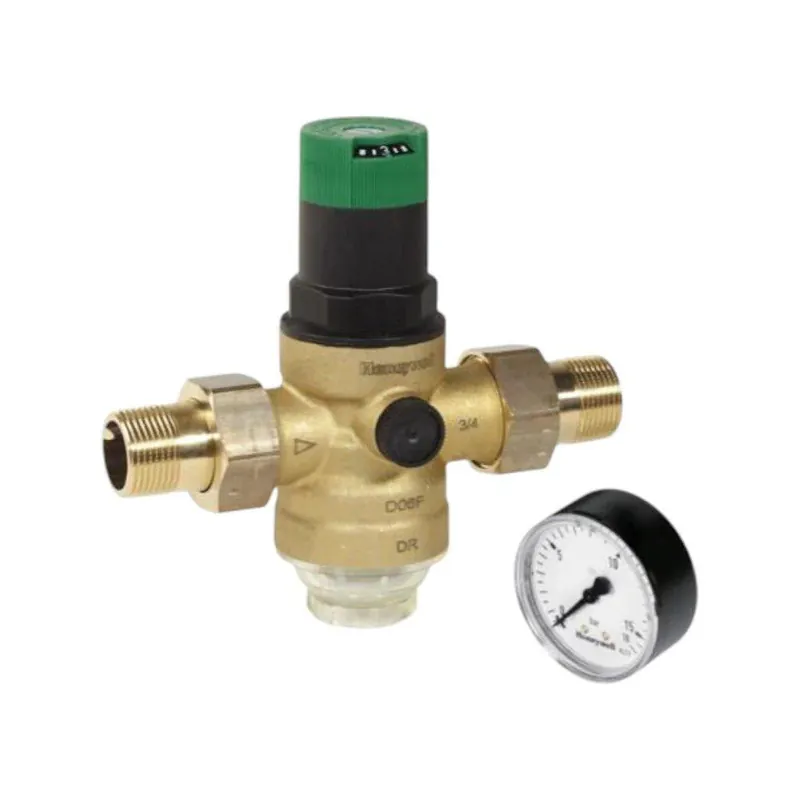 Ne maradj le Honeywell nyomásszabályozó + nyomásmérő, tehermentesített szelep 1/2" km 1,5..6 bar (HO-D06F-1/2AM)
