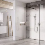 Vedd meg online Ravak Walk In Corner szett - 120/80 zuhanykabin fekete+transparent, 1 merevítővel (GW1CG430SZ1)